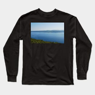 Istrian Coast Near Plomin Long Sleeve T-Shirt